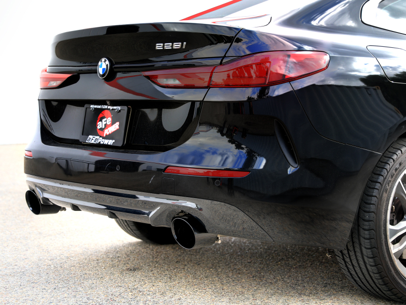 BMW 228i Performance Exhaust - aFe - Axle Back MACHForce XP - Black - `21-`24