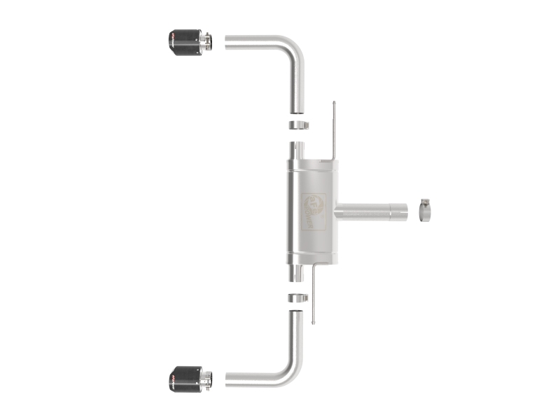 BMW 228i Performance Exhaust - Rear - aFe - MACHForce XP Axle-Back - Carbon - `21-`24