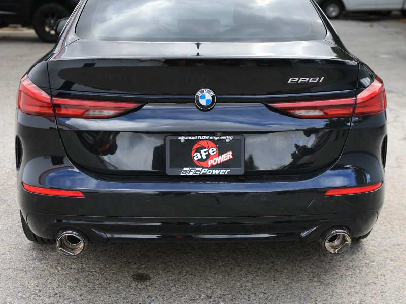 BMW 228i Performance Exhaust - Rear - aFe - MACHForce XP Axle-Back - Carbon - `21-`24