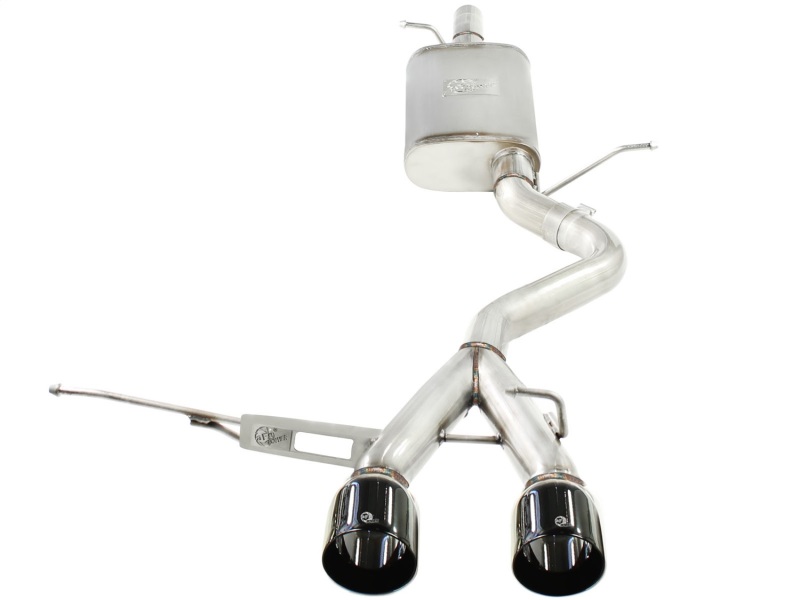 Volkswagen R32 Performance Exhaust - aFe - MACH Force-Xp Cat-Back - Black - 2008