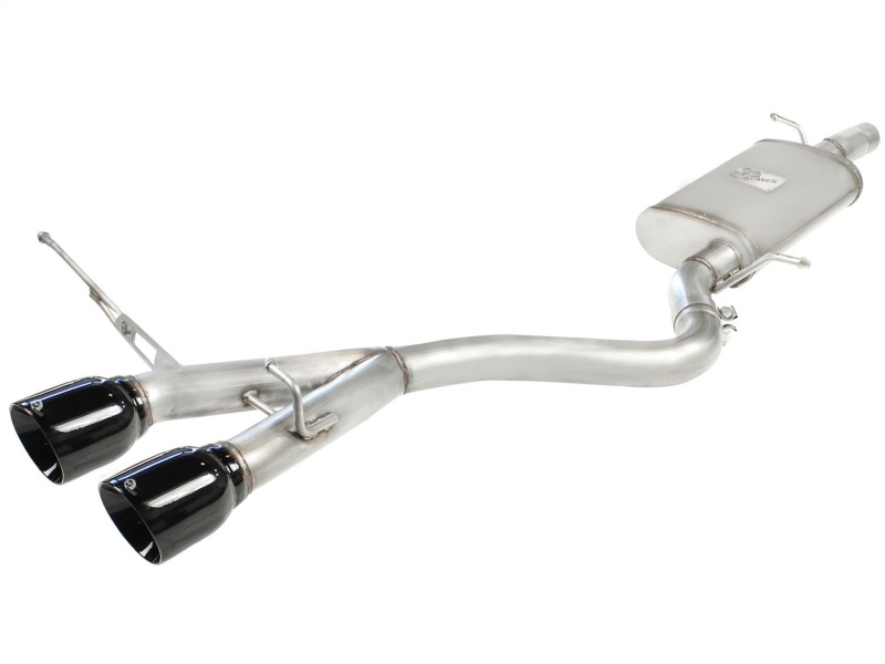 Volkswagen R32 Performance Exhaust - aFe - MACH Force-Xp Cat-Back - Black - 2008 Volkswagen R32 Performance Exhaust - aFe - MACH Force-Xp Cat-Back - Black - 2008