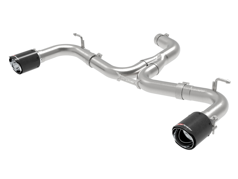 Volkswagen GTI Performance Exhaust - Rear - aFe - MACH Force-Xp Axle-Back, Stainless Steel, Carbon Fiber Tips - `15-`17 Volkswagen GTI Performance Exhaust - Rear - aFe - MACH Force-Xp Axle-Back, Stainless Steel, Carbon Fiber Tips - `15-`17