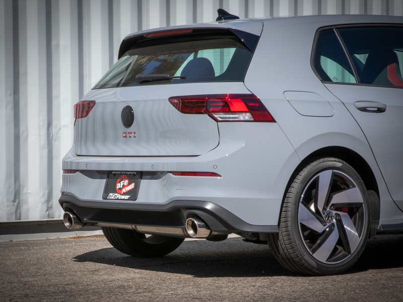 Volkswagen GTI Performance Exhaust - aFe - Gemini XV Cat-Back - Polished - `22-`23