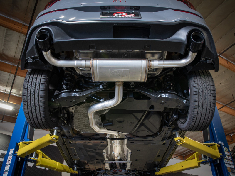 Volkswagen GTI Performance Exhaust - aFe - Cat Back, MACH Force-Xp - Black - `22-`24