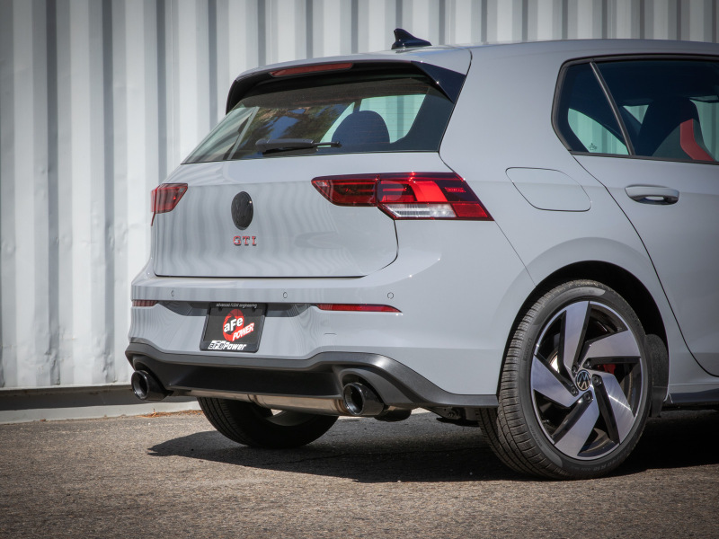 Volkswagen GTI Performance Exhaust - aFe - Cat Back, MACH Force-Xp - Black - `22-`24