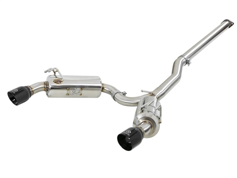 Mitsubishi Lancer Performance Exhaust - Rear - aFe - Cat Back, Dual Rear Exit, Takeda 3in to 2.5in 304 SS - Black - `08-`15 Mitsubishi Lancer Performance Exhaust - Rear - aFe - Cat Back, Dual Rear Exit, Takeda 3in to 2.5in 304 SS - Black - `08-`15