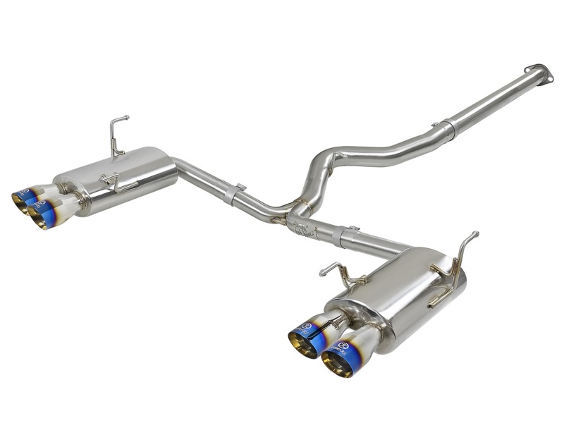 Subaru WRX STI Performance Exhaust - aFe - Cat Back, Dual Exit - Blue Flame - `15-`21