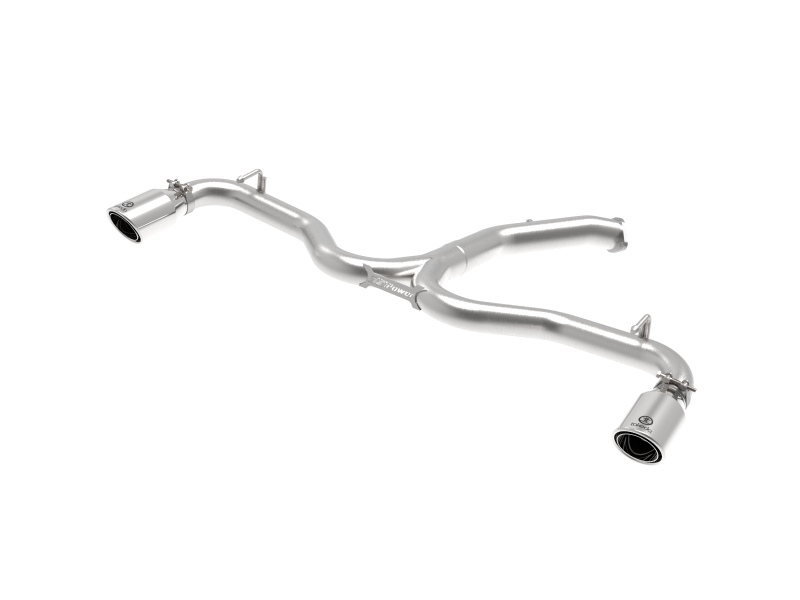 Hyundai Elantra GT Performance Exhaust - Rear - aFe - Takeda 3in-2.5in SS Axle-Back w/Polished Tips - Polished - `18-`20