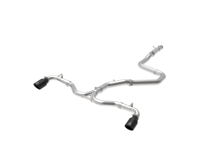 Hyundai Elantra GT Sport Performance Exhaust - aFe - Takeda 3in to 2.5in 304 SS Cat-Back - Black - `18-`20