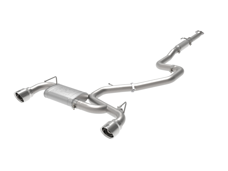Hyundai Veloster N Performance Exhaust - aFe - Cat Back - Polished - `19-`20