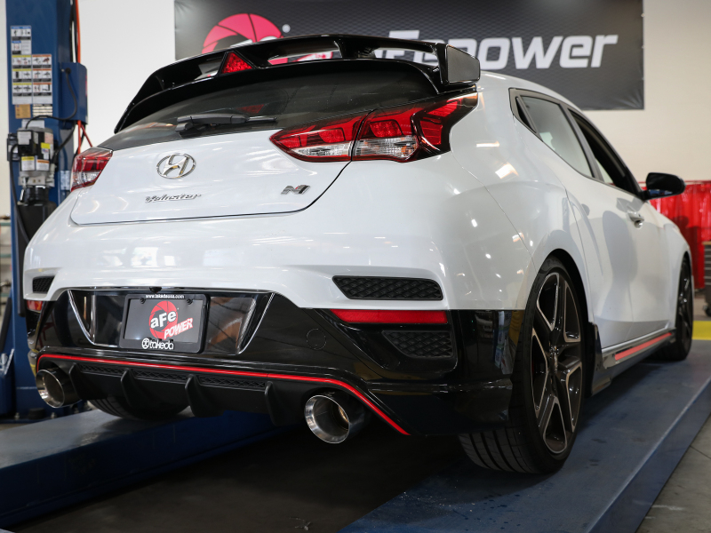 Hyundai Veloster N Performance Exhaust - aFe - Cat Back - Polished - `19-`20