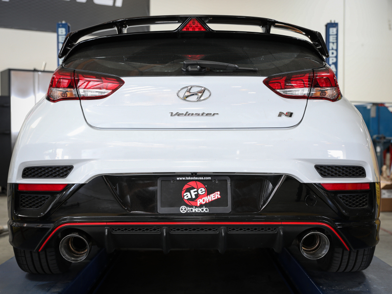 Hyundai Veloster N Performance Exhaust - aFe - Cat Back - Polished - `19-`20