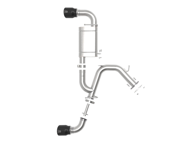 Hyundai Veloster N Performance Exhaust - aFe - Axle Back - Black - `19-`20