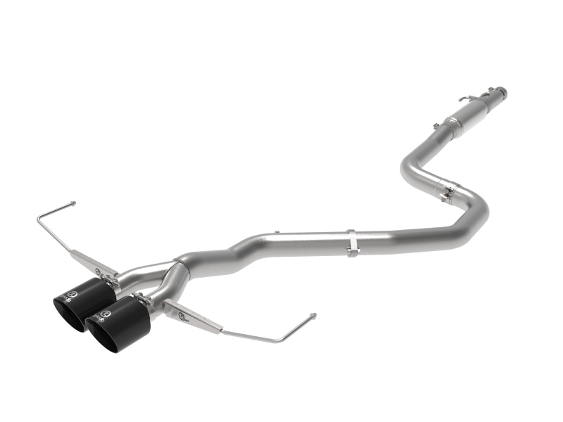 Hyundai Veloster Performance Exhaust - aFe - Cat Back, Dual Tips - Black - `19-`21