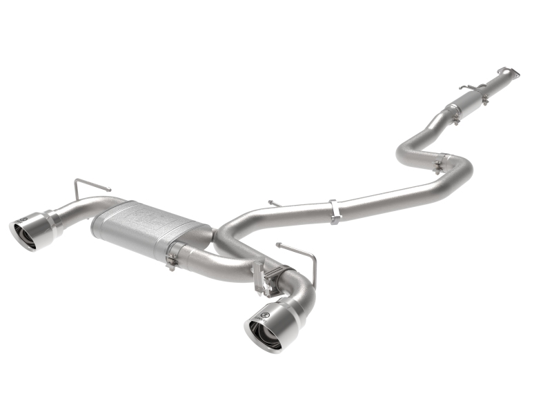 Hyundai Veloster N Performance Exhaust - aFe - Takeda Cat-Back Exhaust - Polished - `21-`22