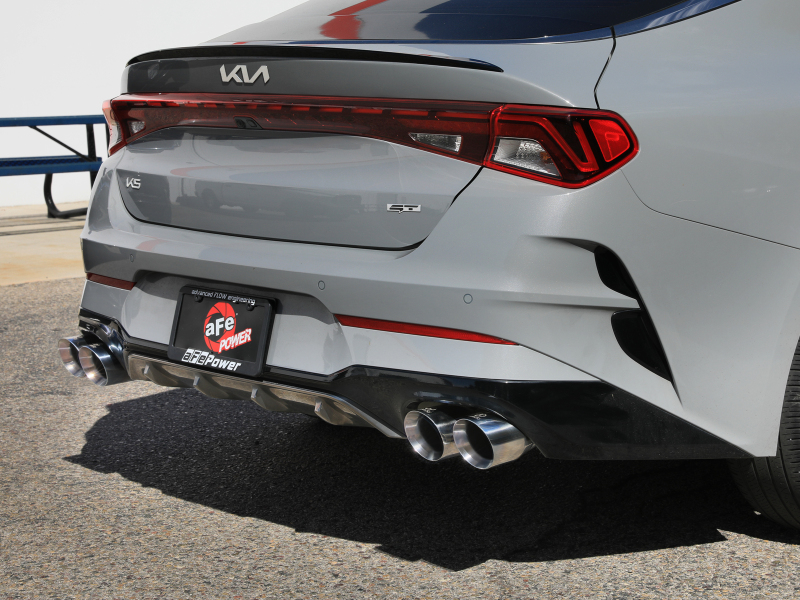 Kia K5 Performance Exhaust - Rear - aFe - Axle Back with Polished Tips - Polished - `21-`24