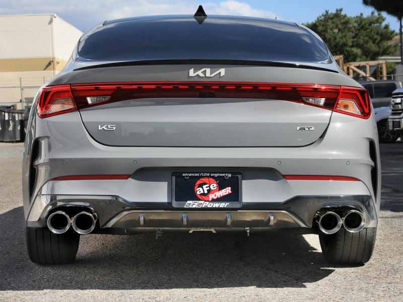 Kia K5 Performance Exhaust - Rear - aFe - Axle Back with Polished Tips - Polished - `21-`24