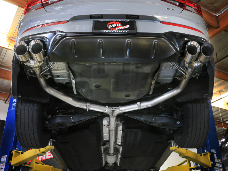 Kia K5 Performance Exhaust - Rear - aFe - Axle Back with Polished Tips - Polished - `21-`24
