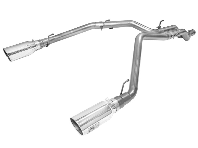 Ram 1500 Performance Exhaust - aFe - MACHForce XP DPF-Back 3in SS w/ 6in Polished Tips - Polished - `14-`19 Ram 1500 Performance Exhaust - aFe - MACHForce XP DPF-Back 3in SS w/ 6in Polished Tips - Polished - `14-`19
