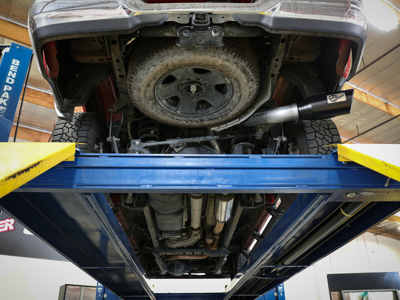 Dodge Ram Power Wagon Performance Exhaust - Side Exit - aFe - MACH Force-Xp Cat-Back - Black - `14-`22