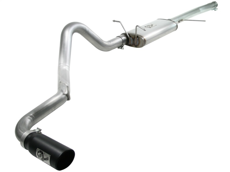 Ford F-150 Performance Exhaust - aFe - Cat-Back, MACH Force-XP, 3 in SS-409, Black Tip - Black Tip - `97-`03 Ford F-150 Performance Exhaust - aFe - Cat-Back, MACH Force-XP, 3 in SS-409, Black Tip - Black Tip - `97-`03