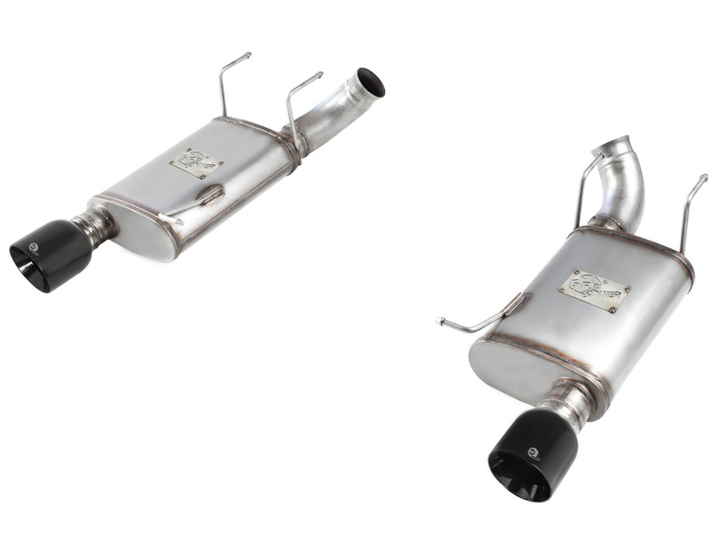 Ford Mustang Performance Exhaust - Rear - aFe - MACH Force XP Axle-Back - Black - `11-`14