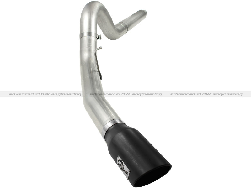 Ford Diesel Trucks Performance Exhaust - aFe - MACH Force XP DPF-Back Stainless Steel - Black - `08-`10