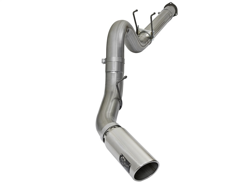 Ford Diesel Trucks Performance Exhaust - aFe - DPF Back, Large Bore-HD 5 IN 409 Stainless Steel - Polished - `17-`25