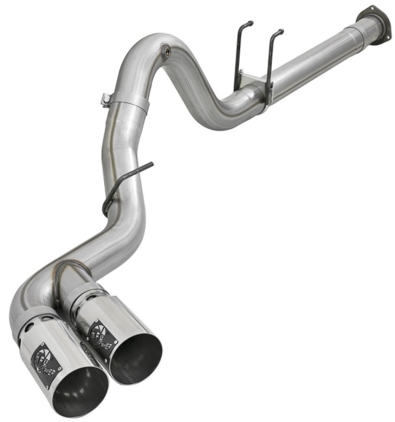 Ford F350 Performance Exhaust - aFe - DPF Back, Rebel XD Series - Polished - `11-`14