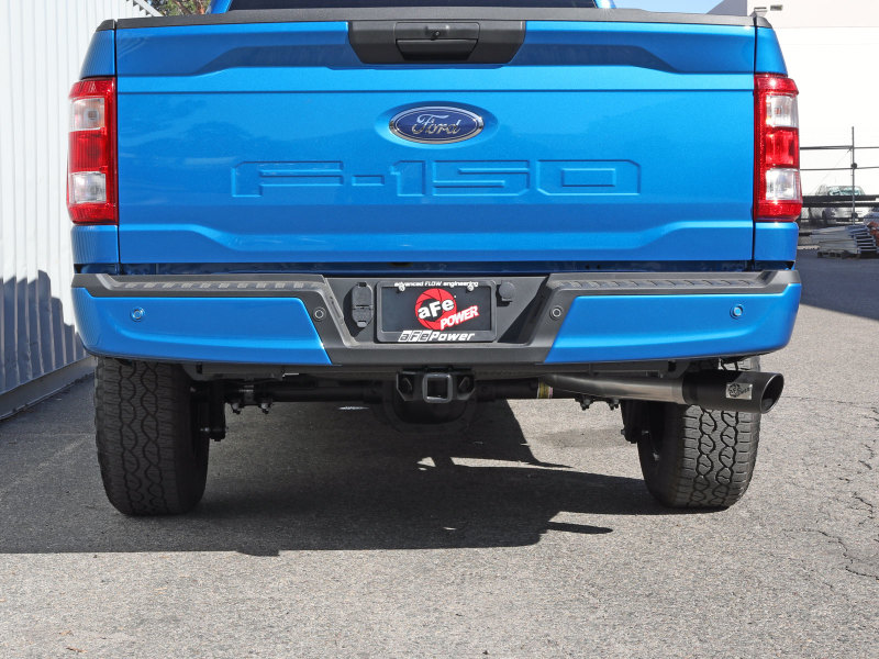 Ford F-150 Performance Exhaust - aFe - Apollo GT Series Cat-Back - Black - `21-`25