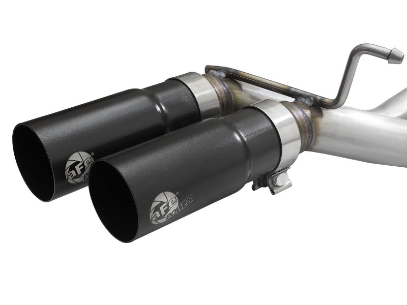 Ford F-150 Performance Exhaust - aFe - Rebel Series Cat Back - Black - `21-`25