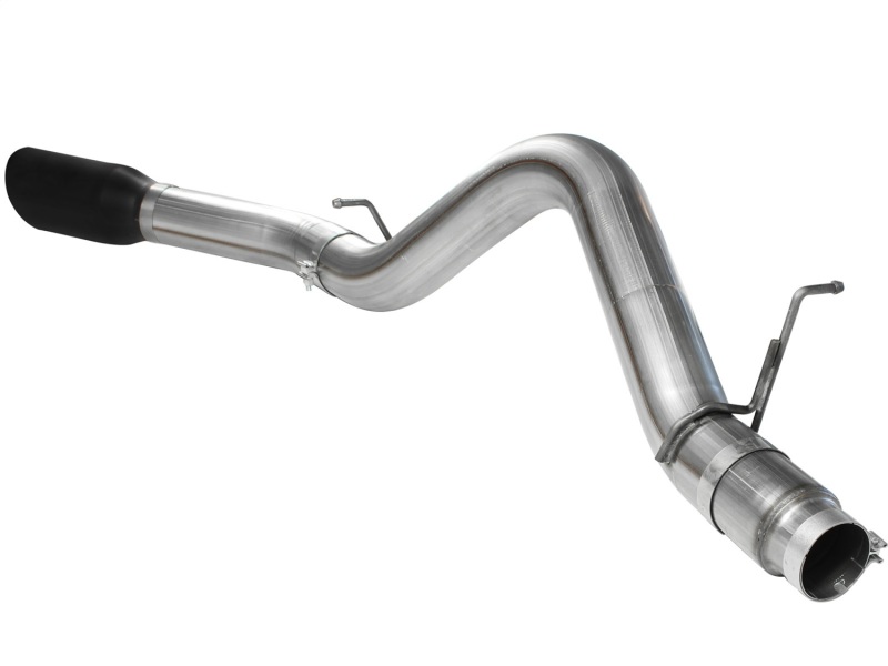 Chevrolet Silverado Performance Exhaust - aFe - DPF Back, MACHForce XP, 5in, 409 Stainless Steel, Large Bore-HD - Black - `11-`16