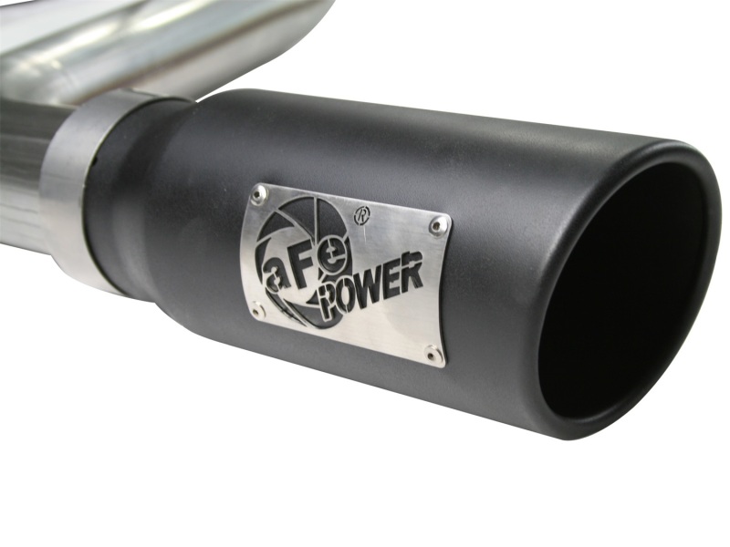 Toyota Tundra Performance Exhaust - aFe - MACH Force-Xp Cat-Back, 3 in 409 Stainless, Black 304 Tip - Black - `07-`09
