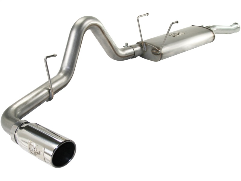 Toyota Tundra Performance Exhaust - aFe - Cat-Back, MACH Force-XP, 3 in 409 Stainless Steel, Polished Tip - Polished Stainless Steel - `00-`04 Toyota Tundra Performance Exhaust - aFe - Cat-Back, MACH Force-XP, 3 in 409 Stainless Steel, Polished Tip - Polished Stainless Steel - `00-`04