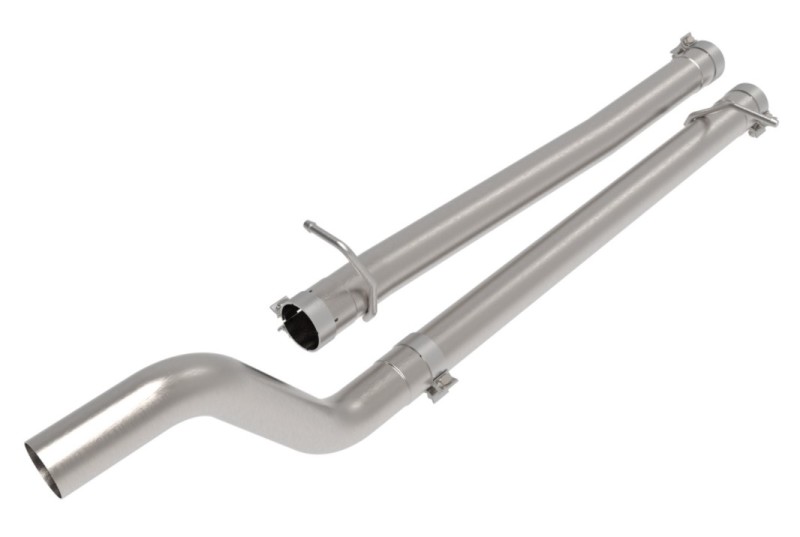 Ram 1500 TRX Performance Exhaust - aFe - Vulcan Series 3in 304 Stainless Steel Muffler Delete Pipe - `21-`24