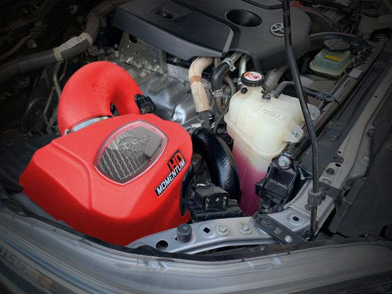 Toyota Hilux Performance Air Intake - aFe - Momentum HD - Red - `15-`25