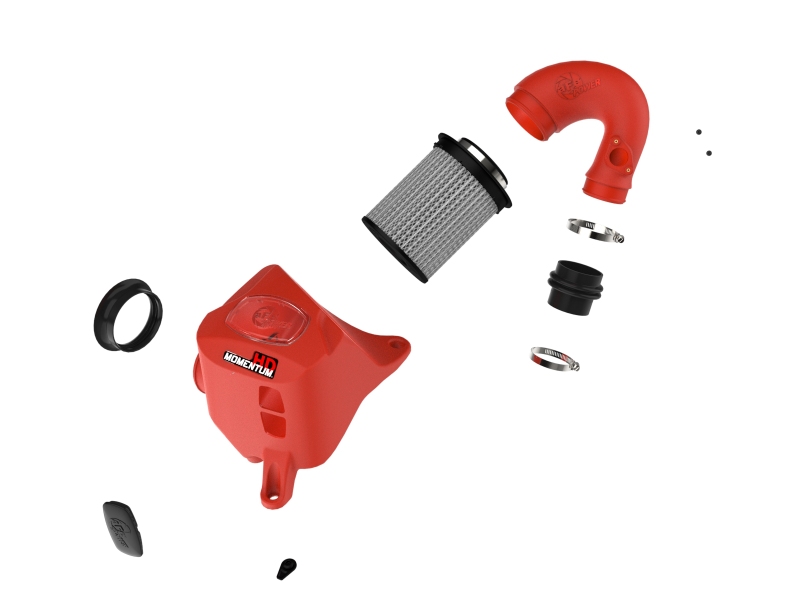 Toyota Hilux Performance Air Intake - aFe - Momentum HD - Red - `15-`25