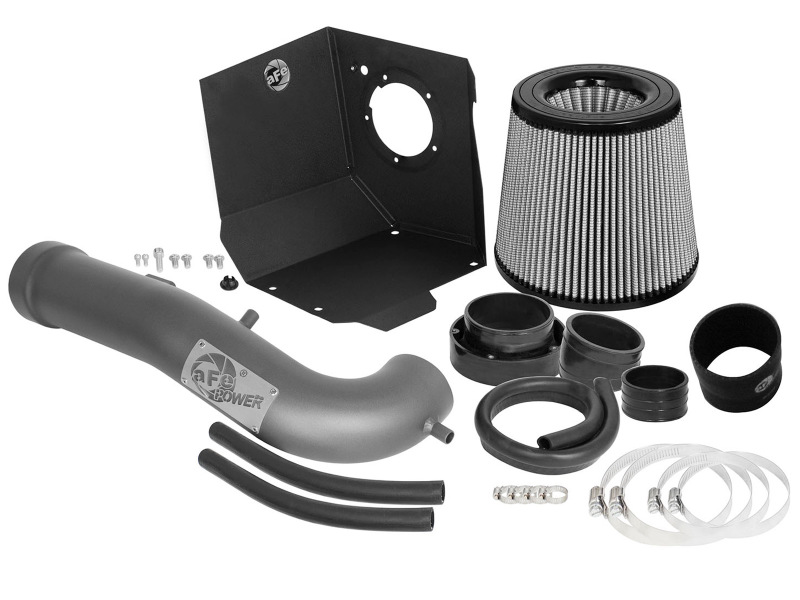Chevrolet Tahoe Performance Air Intake - aFe - Magnum FORCE Stage-2 w/ Pro DRY S Filter - Matte Gray - `15-`20