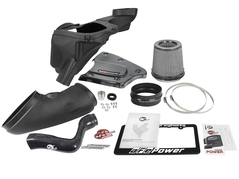 BMW M3 Performance Air Intake - aFe - Pro-Dry S, Stage-2Si, Carbon Fiber Finish - Black - `08-`13