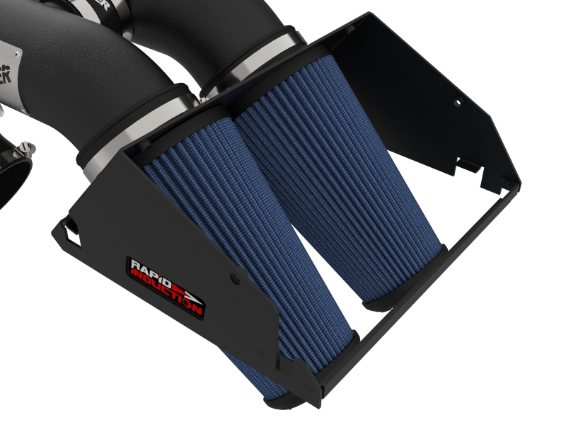 Ford F-150 Raptor Performance Air Intake - aFe - Rapid Induction Pro 5R - Wrinkle-Black - `21-`22