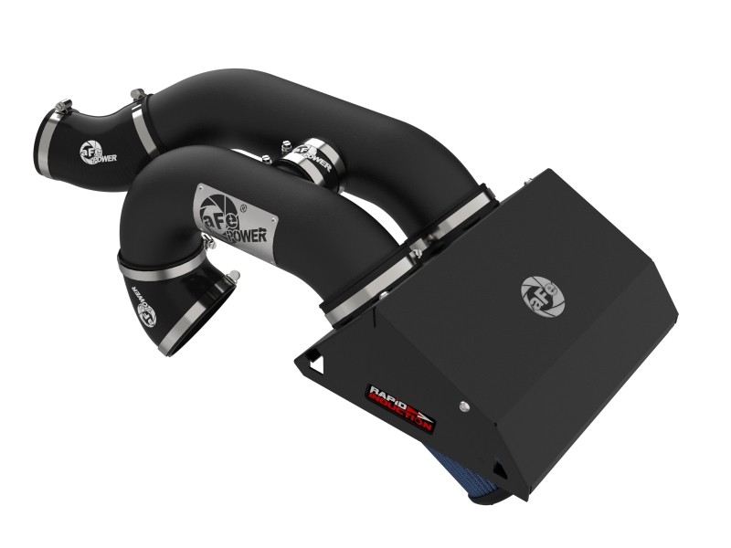 Ford F-150 Raptor Performance Air Intake - aFe - Rapid Induction Pro 5R - Wrinkle-Black - `21-`22 Ford F-150 Raptor Performance Air Intake - aFe - Rapid Induction Pro 5R - Wrinkle-Black - `21-`22