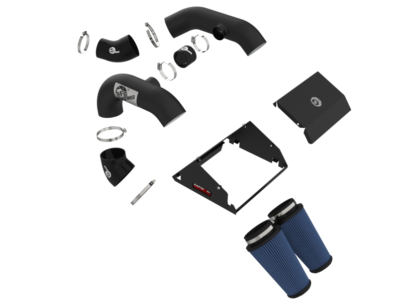 Ford F-150 Raptor Performance Air Intake - aFe - Rapid Induction Pro 5R - Wrinkle-Black - `21-`22