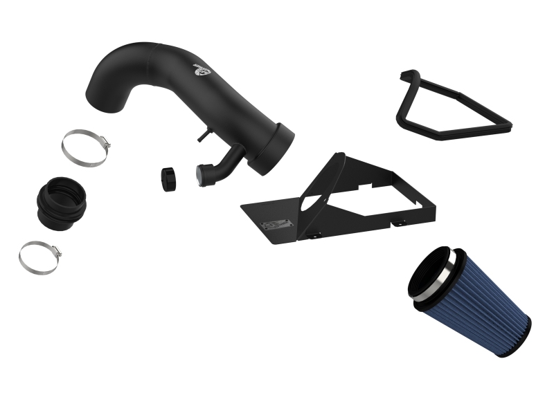 Volkswagen GTI Performance Air Intake - aFe - Rapid Induction Stage-2 w/ Pro 5R Filter - Wrinkle-Black - `15-`21