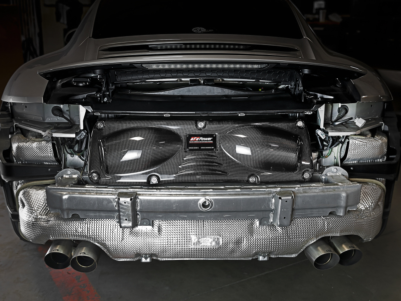 Porsche Carrera Performance Air Intake - aFe - Black Series Stage-2 Carbon Fiber - Black - `12-`15