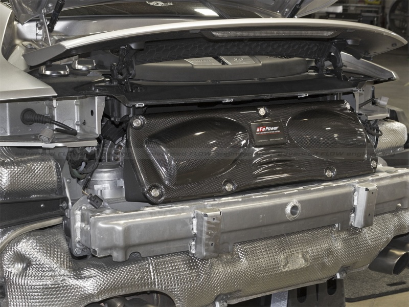 Porsche Carrera Performance Air Intake - aFe - Black Series Stage-2 Carbon Fiber - Black - `12-`15