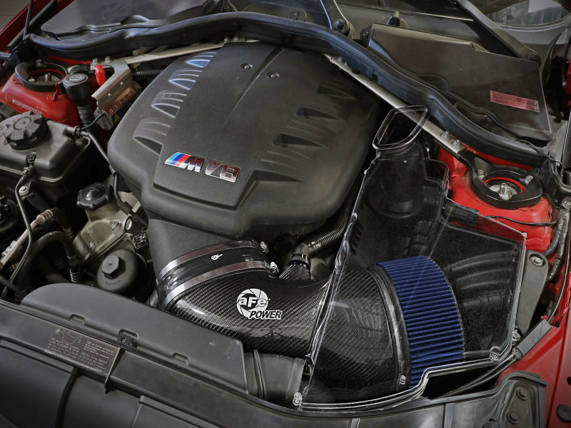 BMW M3 Performance Air Intake - aFe - Black Series Stage-2 Carbon Fiber Cold Air Intake System w/ Pro 5R Filter - `08-`13
