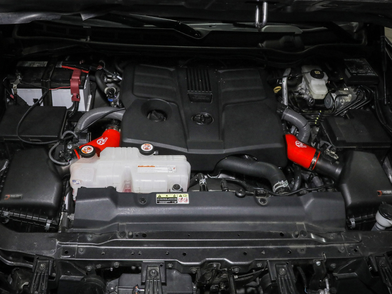 Toyota Tundra Performance Air Intake - aFe - Super Stock Induction System w/ Pro DRY S Filter - Red - `22-`23