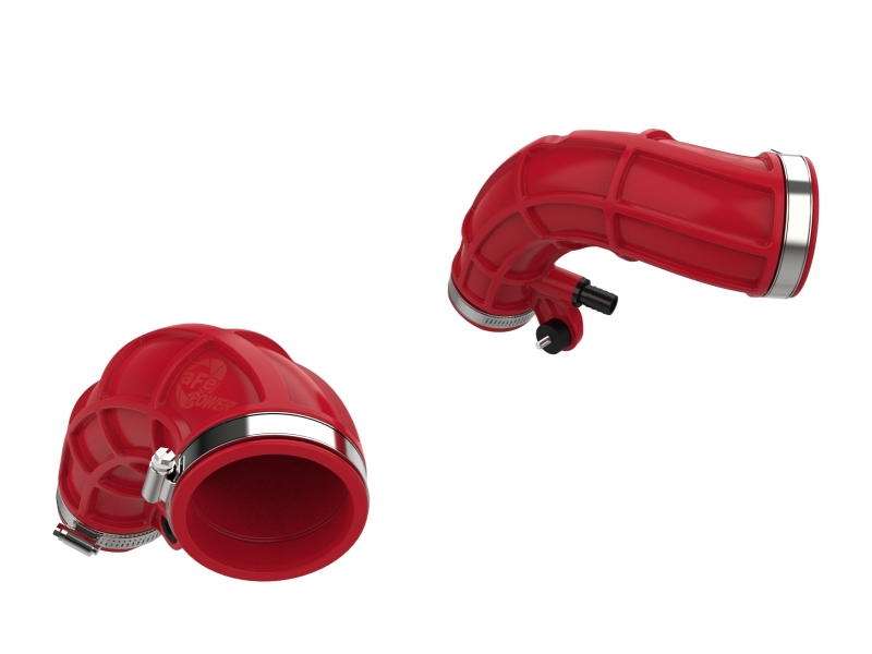 Toyota Tundra Turbo Inlet Pipes - aFe - Takeda - Red - `22-`24 Toyota Tundra Turbo Inlet Pipes - aFe - Takeda - Red - `22-`24