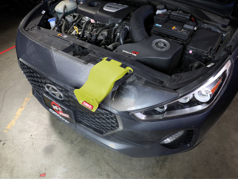 Hyundai Elantra GT Performance Air Intake - aFe - Dynamic Air Scoop D.A.S. - Neon Green - `18-`20