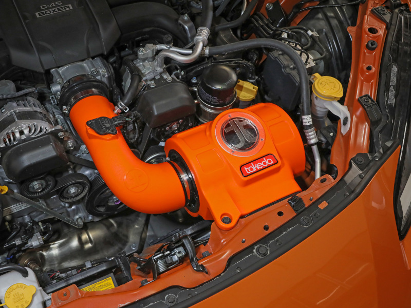 Subaru BRZ Performance Air Intake - aFe - Takeda Momentum Pro 5R - Orange - `22-`24